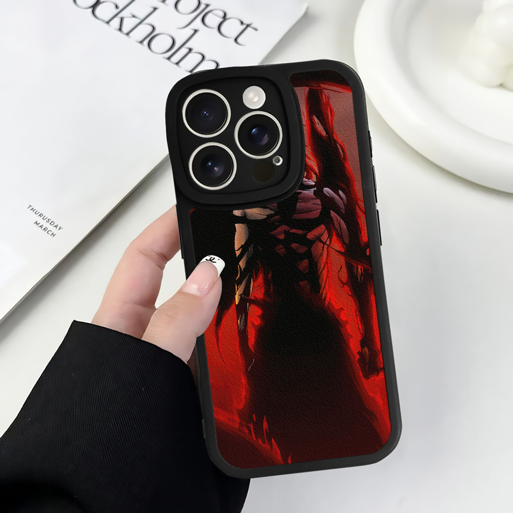 （画像用） ブリーチ BLEACH 【iPhone 16シリーズ対応】シリコンスマホケース（レザー調） 材質：シリコン